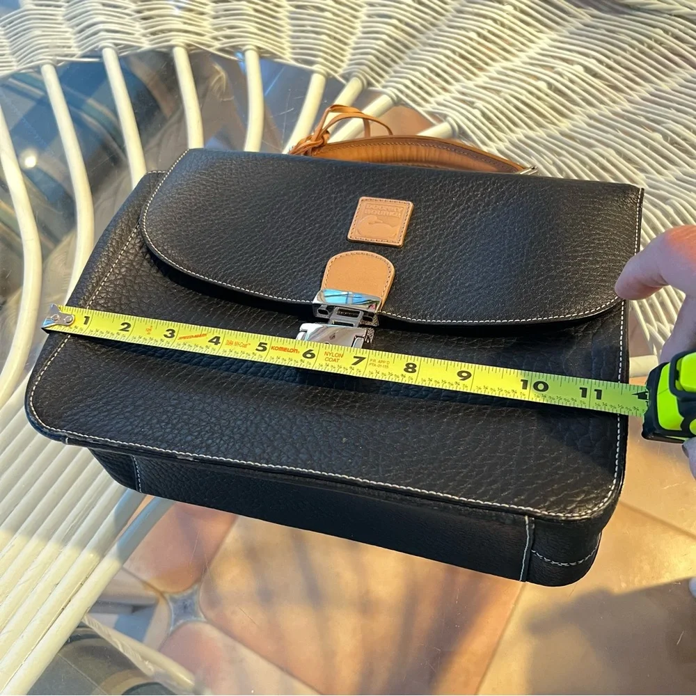 DOONEY AND BOURKE Black and Tan Leather Women's Bag NWOT! - Picture 7 of 8